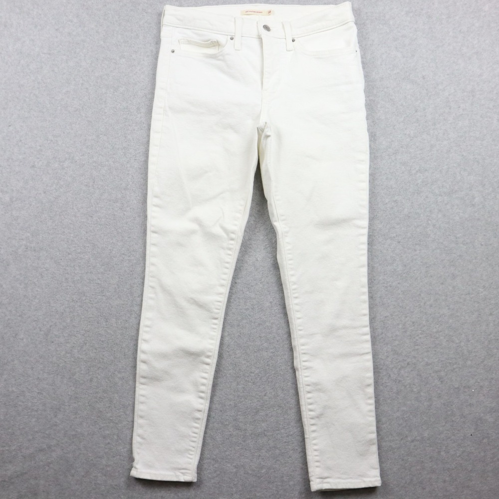 Levi's 311 Jeans Womens 30 Shaping Skinny Stretch‎ Flex 5-Pocket Denim White